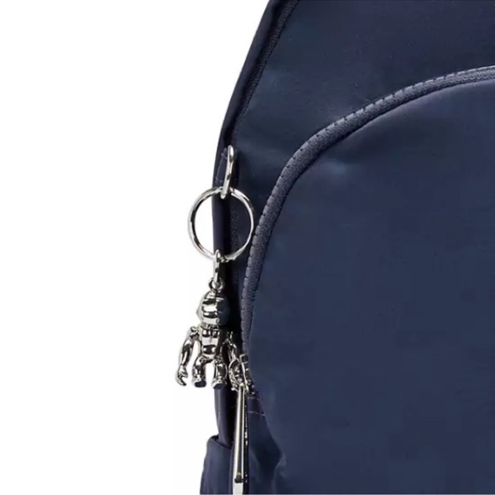 NEW Kipling Delia Nylon Backpack Endless Blue - Picture 6 of 6